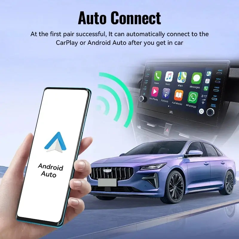 Wireless CarPlay and Android Auto Adapter
