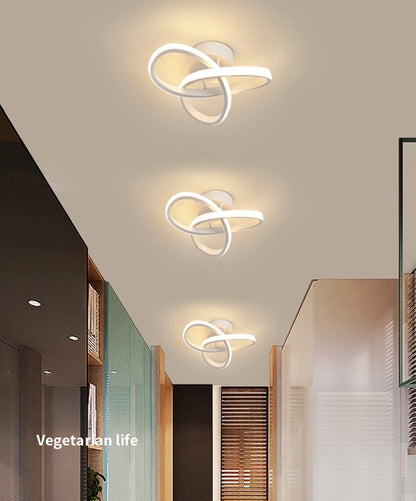 Household LED Chandelier Three Colors Lamp Modern Style Ceiling Lamp